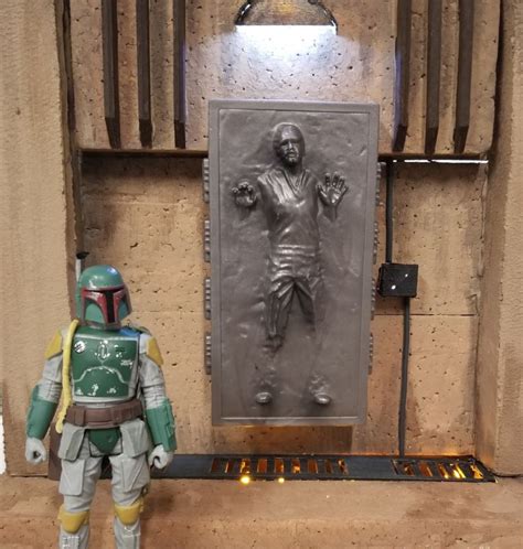 Star Wars Diorama Han Solo In Carbonite Star Wars Custom Diorama