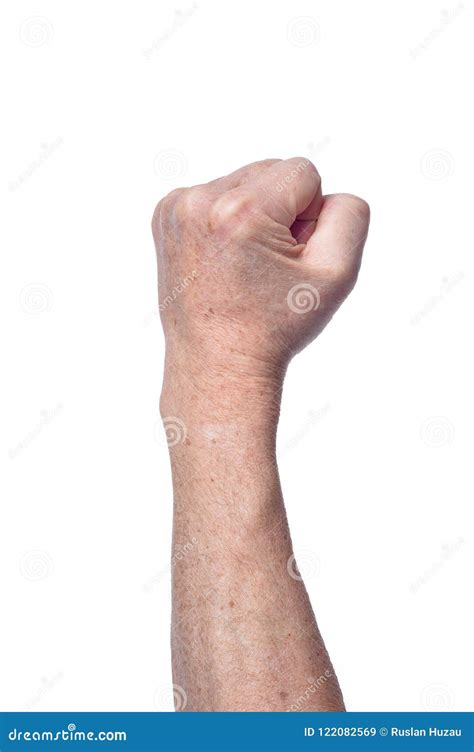 Female Hand With A Clenched Fist Stock Image Image Of Protest Power