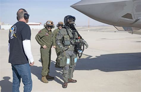 F 35 Pilots Dress For Chemical And Biological Warfare For The First
