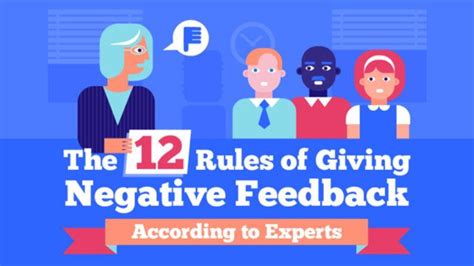 The 12 Rules Of Giving Negative Feedback According To Experts