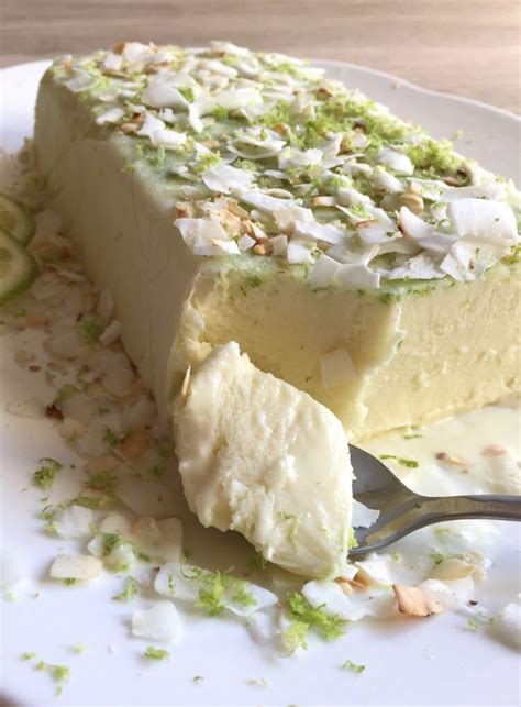 Coconut And Lime Semifreddo Recipe With Images Semifreddo Recipe Easy Desserts Easy Summer