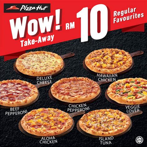 Pizza hut specials include but are not limited to 60 cents wing wednesday, $5 'n lineup of 2 or more, p'zone, dinner box, and cinnabon mini rolls. Pizza Hut Menu Malaysia () | Pizza Hut Price List & Latest ...