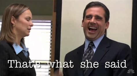 Compilation Of Every Thats What She Said From The Office Is Hard