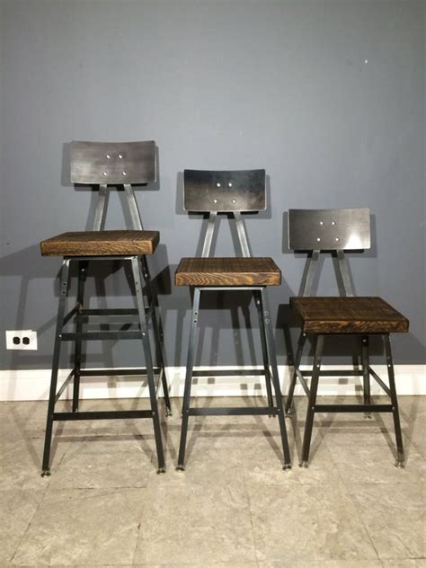 Westelm.com has been visited by 100k+ users in the past month Industrial Bar Stool Made from Reclaimed by ...