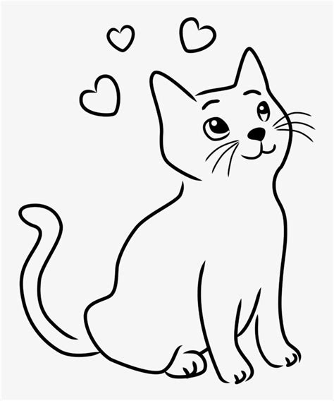 Simple Cat Drawing Cats Art Drawing Art Drawings Simple Cat Art Cat