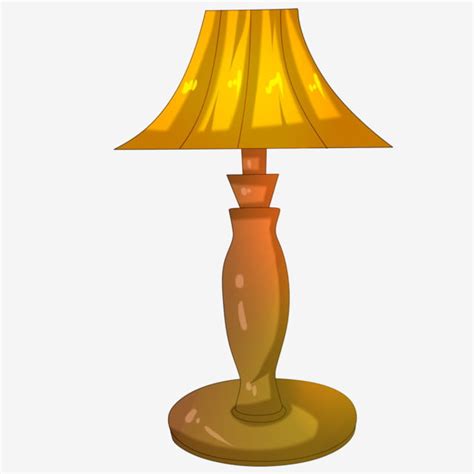 Table Lamp Clipart Png Images Yellow Table Lamp Beautiful Table Lamp