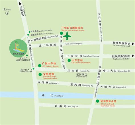Guangzhou Tourist Map Guangzhou • Mappery