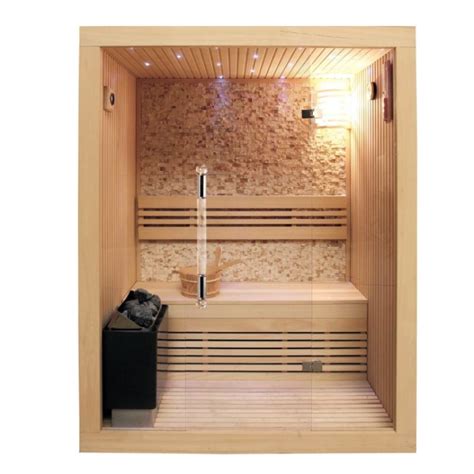 Rockledge Traditional Sauna 2 Person Steam Sauna 200lx Sunflare