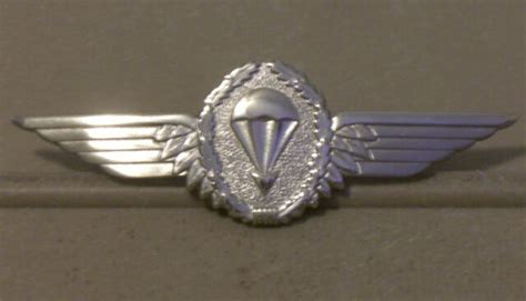 Genuine Issue German Army Parachutist Badge Silver Ebay