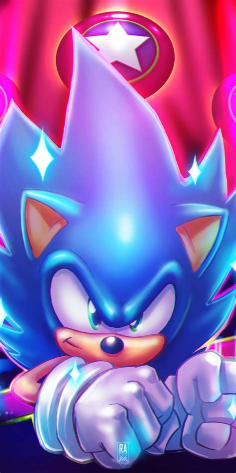 1080x2160 Sonic The Hedgehog Art 4k One Plus 5thonor 7xhonor View 10