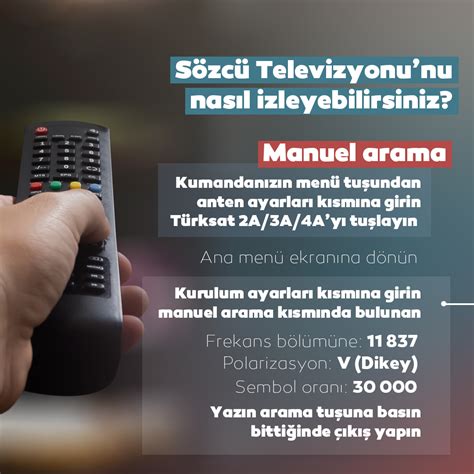 Sözcü on Twitter Sözcü TV yi manuel ve otomatik arama yaparak