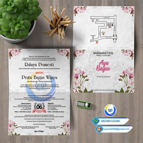 Download Desain Undangan Pernikahan Cdr