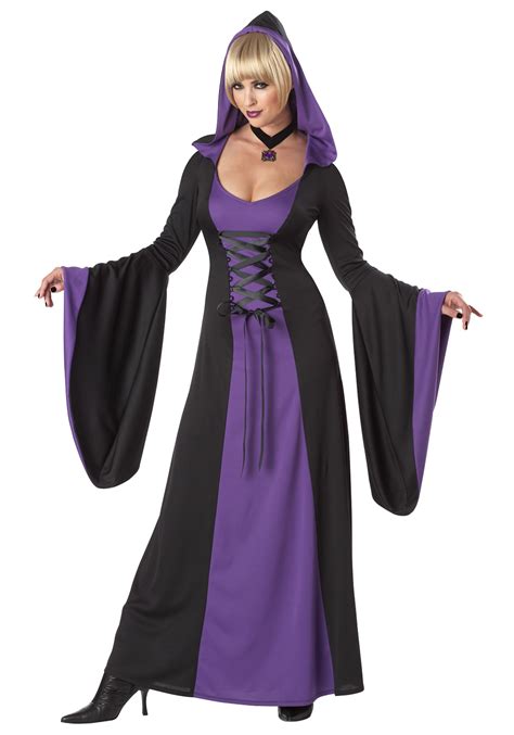 Purple Hooded Robe Deluxe Costume