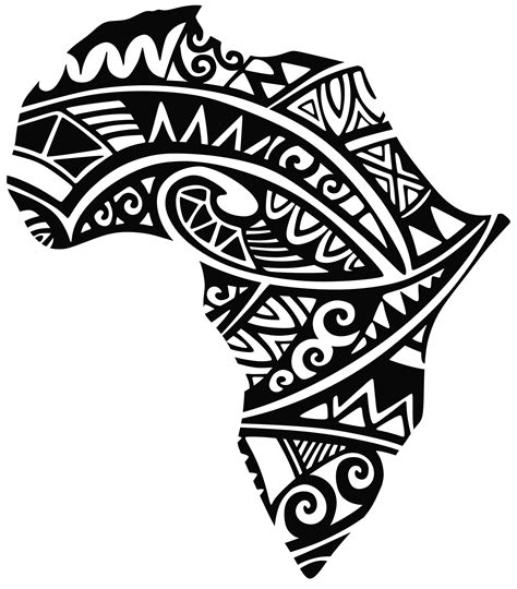 Silhouette Africa Tribal Tattoo Wall Stickers In 2022 African Tattoo Africa Tattoos