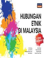 1 hubungan etnik di malaysia 1. Bab 9 Budaya dan Hubungan Etnik di Malaysia.pdf - BAB 9 ...