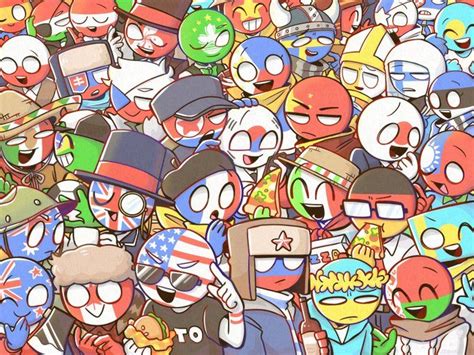 Countryhumans Mix Every Countries All The World 🌐🌏🌎🌍🗺️ Human Art