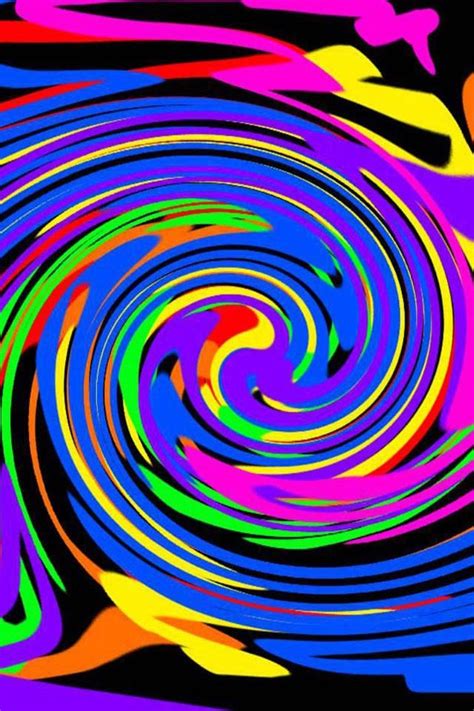 Crazy Color Swirls Abstract Crazy Colour Colorful Art