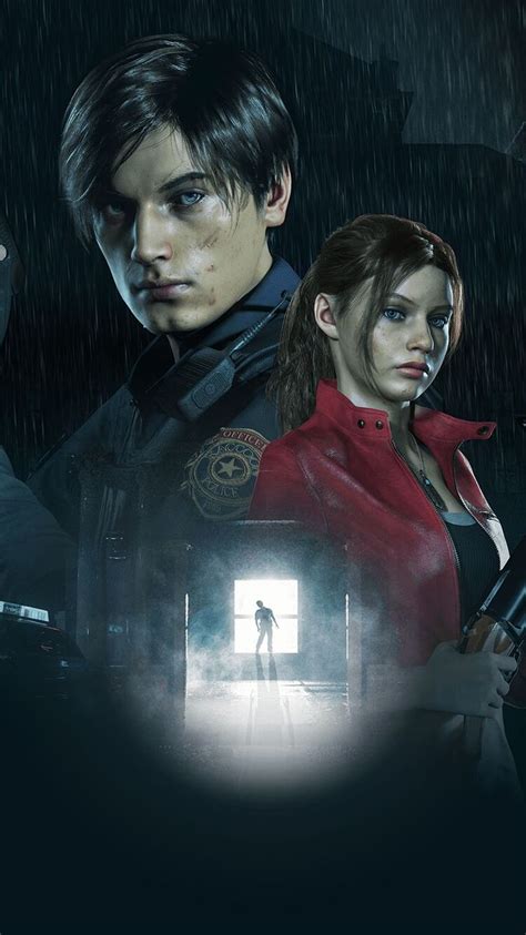 750x1334 Leon And Claire In Resident Evil 2 Iphone 6 Iphone 6s Iphone