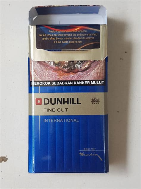 Dunhill Fine Cut International Biru Spm Lights Dengan Keunggulan Cuts Review Rokok