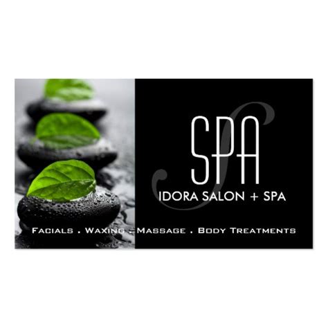 Spa And Massage Business Card Template Zazzle
