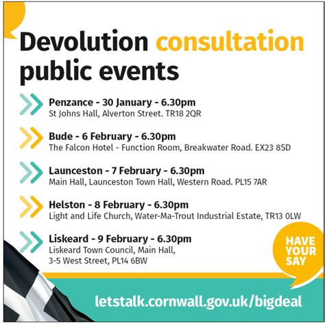 Have Your Say Devolution Consultation Public Events Gwinear Gwithian Parish Council