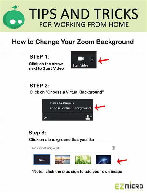 How To Change Your Zoom Background Ez Micro Solutions