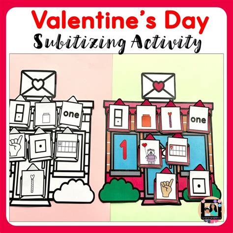 Valentines Day Subitizing Math Activity Made By Teachers