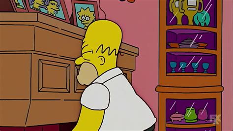 The Simpsons Homer Runs Into A Wall YouTube
