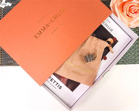 Fort de notre notoriété grandissante. La box Emma & Chloé Mars 2020 et sa bague Terra