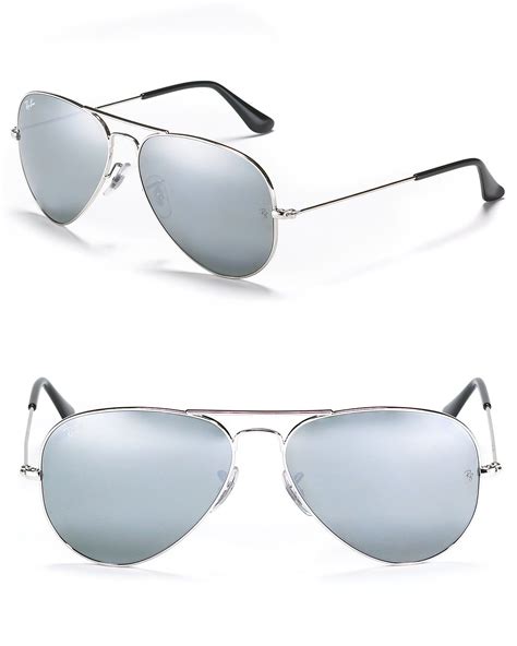 Ray Ban Aviator Sunglasses With Mirrored Lenses Bloomingdales