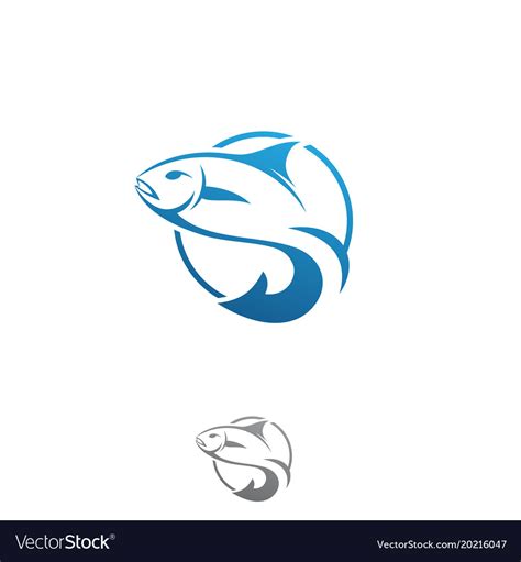 Fish Logo Concept Royalty Free Vector Image Vectorstock