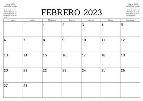 Calendario Para Imprimir Febrero 2023 Argentina Population Imagesee