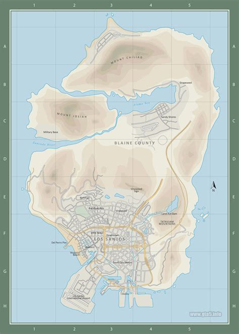 Gta V Printable Map Beautiful Gta 5 Map Dawnhack Games Printable Map