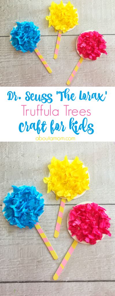 Truffula Trees Craft Inspired By The Lorax About A Mom