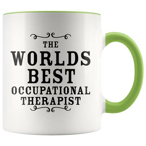 The Worlds Best Occupational Therapist Coffee Mug Tea Cup T Etsy