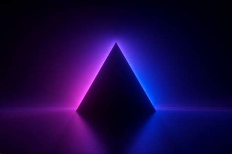Neon Triangle Stock Photos Pictures And Royalty Free Images Istock