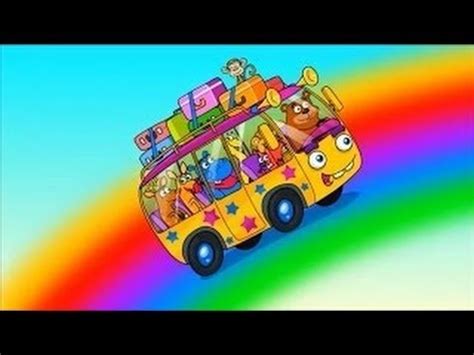 Piosenki dla dzieci Koła autobusu krecą się BZYK tv po polsku YouTube