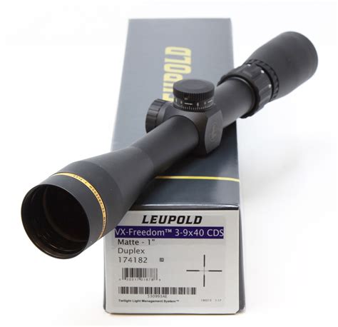 Leupold Vx Freedom 3 9x40mm Riflescope Cds 14moa Waterproof Duplex