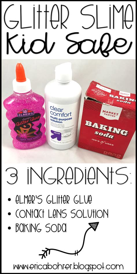 Get a bowl to mix your slime ingredients in. Glitter Slime: Three Ingredients and Kid Safe | Erica's Ed-Ventures | Bloglovin'