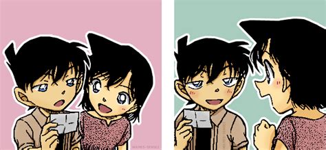 Young Shinichi And Ran Detective Conan Detective Conan