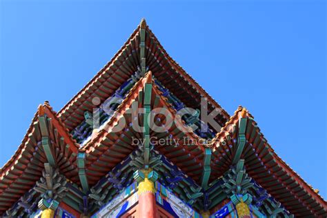 Temple Building Under The Blue Sky Stock Photo Royalty Free Freeimages
