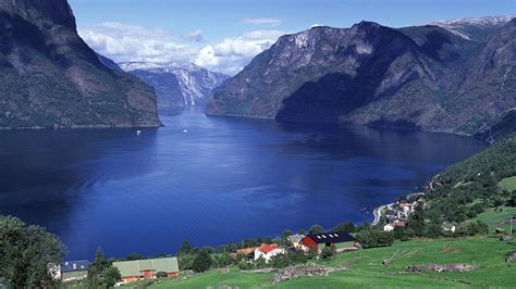 Aurlandsfjord En Noruega Fondo De Pantalla 1920x1080 Id1901