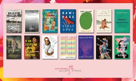 The Scotiabank Giller Prize Presents Its 2022 Longlist Scotiabank Giller Prize