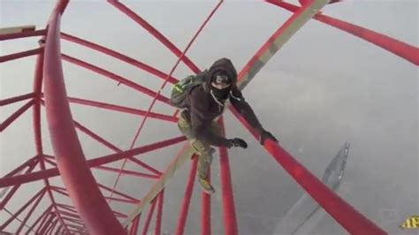 Russian Daredevils Film Ascent Of Worlds Second Tallest Building Itv