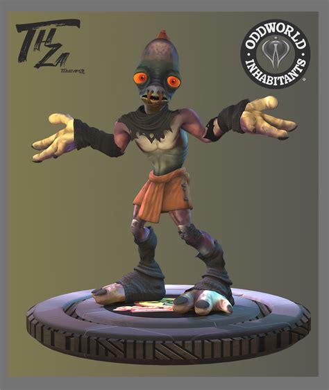 Artstation Mini Abe From Oddworld