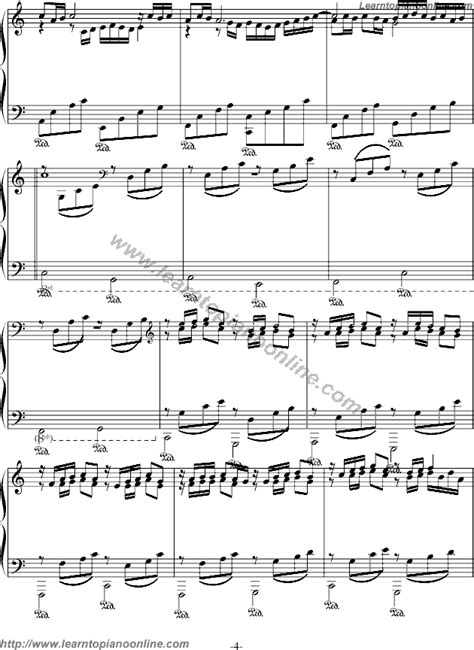 Johann Pachelbel Canon In C Major4 Free Piano Sheet Music Learn