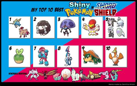 Top 10 Best Shiny Pokemon In Sword And Shield By Wildcat1999 On Deviantart