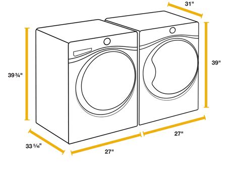 This guide will help you understand how to measure. Washer and Dryer Measuring Guide | Whirlpool - Everyday, Care