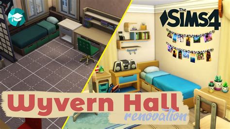 University Dorm Renovation Britechester The Sims 4 Speedbuild Youtube