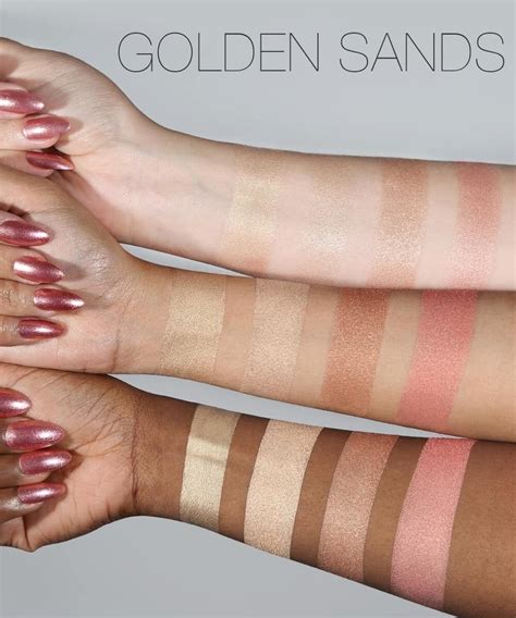 Buy Huda Beauty 3d Cream And Powder Highlighter Palette Golden Sands